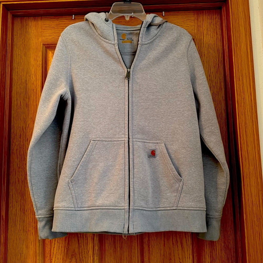 Carhartt zip up hoodie L